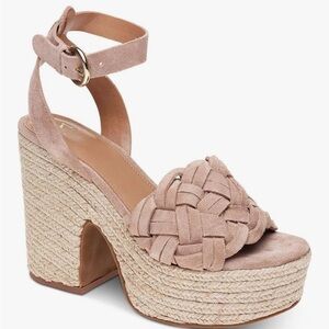Marc Fisher Odilia Braided Platform Sandals 6.5